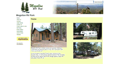 Desktop Screenshot of mogollonrvpark.com